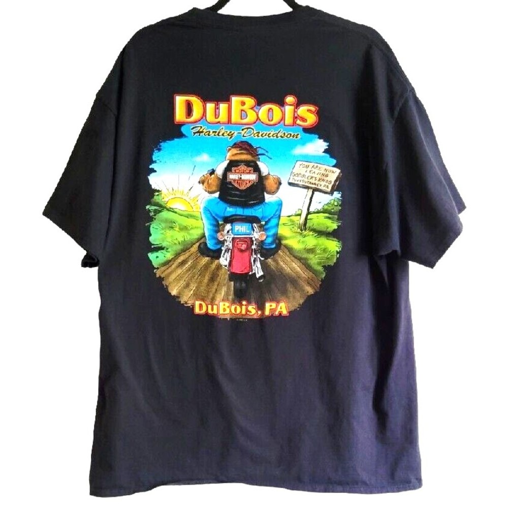 2005 Harley Davidson Gobbler's Knob DuBois Pa. TShirt Men 2XL Motorcycle
